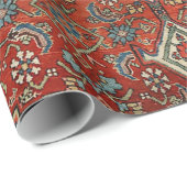 Persia Bijar Royal Red Green  Cadeaupapier (Rol Hoek)