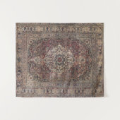 Persia Doroksh Dusty Dull Blue Grey Green  Wandkleed (Voorkant (horizontaal))