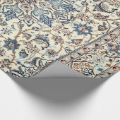Persia Dusty Blue Gray Accent  Cadeaupapier (Hoek)