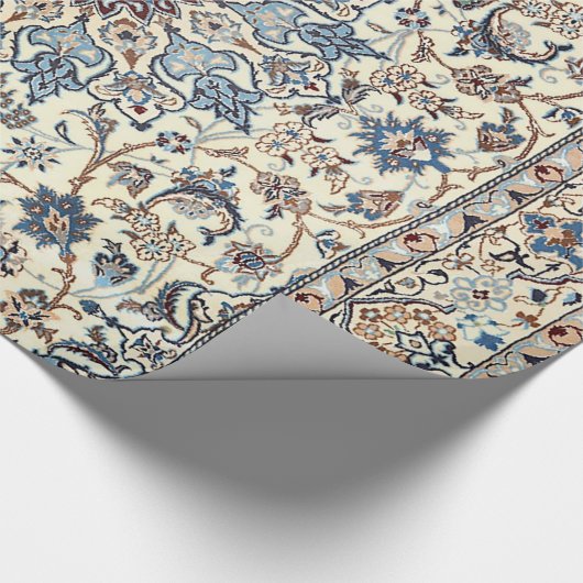 Persia Dusty Blue Gray Accent  Cadeaupapier (Hoek)