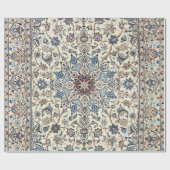 Persia Dusty Blue Gray Accent  Cadeaupapier (Vlak)