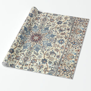 Persia Dusty Blue Gray Accent  Cadeaupapier