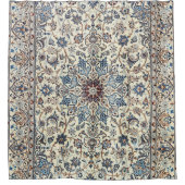 Persia Dusty Blue Gray Accent  Douchegordijn (Voorkant)