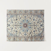 Persia Dusty Blue Gray Accent  Wandkleed (Voorkant (horizontaal))