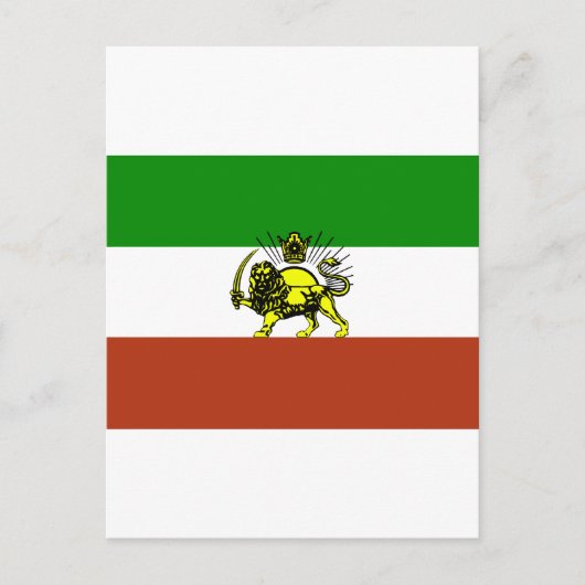 Persia Flag Briefkaart (Voorkant)