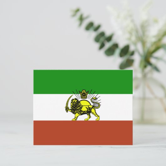 Persia Flag Briefkaart (Staand voorkant)