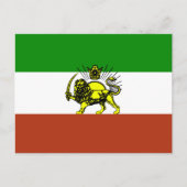 Persia Flag Briefkaart (Voorkant)