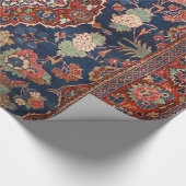 Persia Kashan Lattice Red Medallian  Cadeaupapier (Hoek)