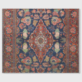 Persia Kashan Lattice Red Medallian  Cadeaupapier (Vlak)