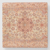 Persia Muted Cream Blush Tan  Stenen Onderzetter (Voorkant)