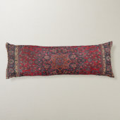 Persia Paarse Blue Star Blooms Lichaamskussen (Achterkant)