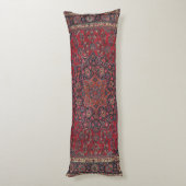 Persia Paarse Blue Star Blooms Lichaamskussen (Achterkant (Verticaal))