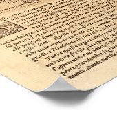 Persia Ptolemaeus Claudius Map Repruductie Poster (Hoek)