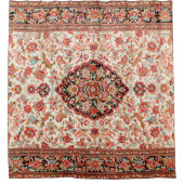 Persia Qum Tan Cream Red  Douchegordijn (Voorkant)