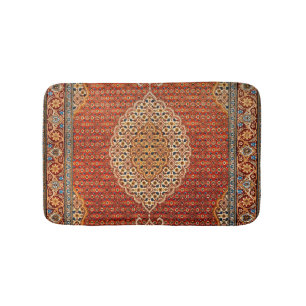 Persia Red Blue Oranje geel Badmat