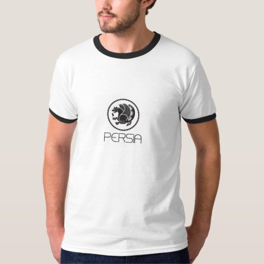 Persia Ringer T-Shirt, wit/zwart T-shirt (Voorkant)