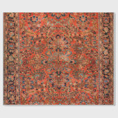 Persia Sarouk Red Yellow Leaf  Cadeaupapier (Vlak)