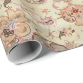 Persia Tabriz Blush Peach Peachy Cadeaupapier (Rol Hoek)