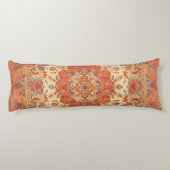 Persia Tabriz Dusty Tan Red Blush Lichaamskussen (Achterkant)
