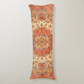 Persia Tabriz Dusty Tan Red Blush Lichaamskussen (Voorkant Verticaal)