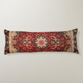 Persia Tabriz Red Black Dark  Lichaamskussen (Achterkant)