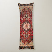 Persia Tabriz Red Black Dark  Lichaamskussen (Achterkant (Verticaal))