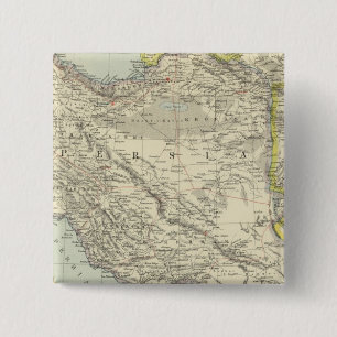 Persia Vierkante Button 5,1 Cm