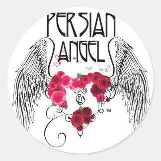 Persian Angel Ronde Sticker