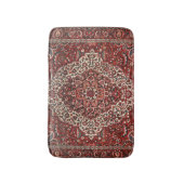 Persian Bakhtiari Deep Dark Red Tan Badmat (Voorkant Verticaal)