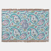 Persian Boteh Paisley Pattern Monogram B Deken (Voorkant)