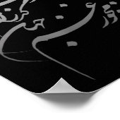 Persian Calligraphy Of Khayyam's Quote  Poster (Hoek)