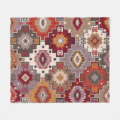 Persian carpet original design, tribal texture. Ea Fleece Deken (Voorkant (Horizontaal))