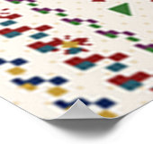 Persian Carpet Pattern  Poster (Hoek)