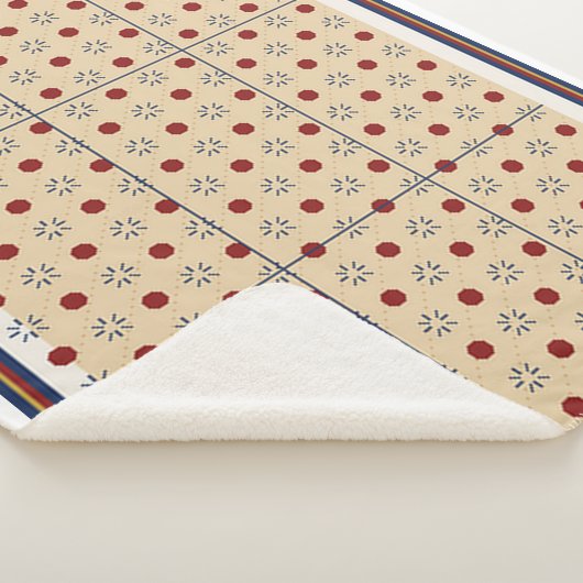 Persian Carpet Pattern  Sherpa Deken (3/4)