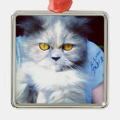 persian cat 5 metalen ornament (Voorkant)
