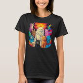 Persian Cat Art T-shirt (Voorkant)