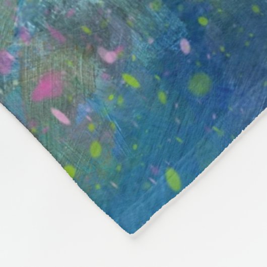 Persian Cat Blue Eyes in Pink Flowers Personalized Fleece Deken (Hoek)