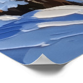 Persian Cat Christmas Boat Holiday Poster (Hoek)