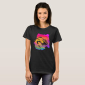 Persian Cat Cute Rainbow Cats Graphic Kitten T-shirt (Voorkant volledig)