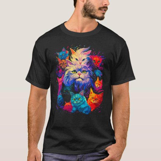 Persian Cat Family T-shirt (Voorkant)