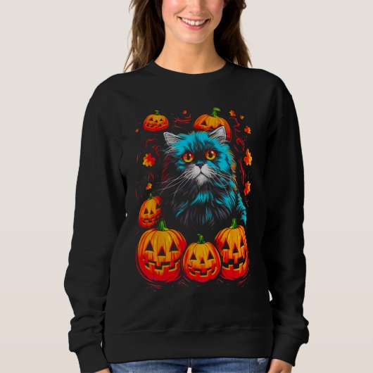 Persian Cat Halloween Trui (Voorkant)