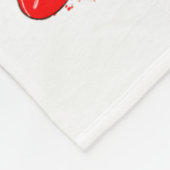 Persian Cat Heart Tree Valentines Day  Fleece Deken (Hoek)