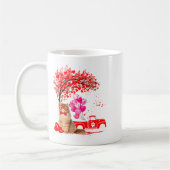 Persian Cat Heart Tree Valentines Day  Koffiemok (Links)