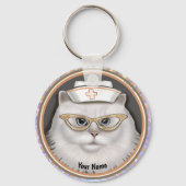 Persian Cat Nurse sleutelhanger (Voorkant)