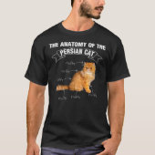 Persian cat Persian cats anatomy T-Shirt (Voorkant)