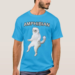 Persian Cat Room Guardian Amfibian Meme Shirt