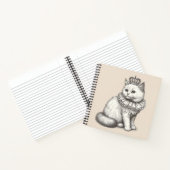 Persian Cat Wearing Crown Royal  Notitieboek (Binnen)