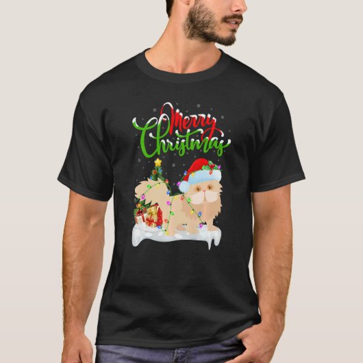 Persian Cat  Xmas Decorations Persian Cat Christma T-shirt (Voorkant)