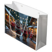 Persian Cats Christmas Snow Holiday Groot Cadeauzakje (Voorkant Gekanteld)