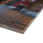 Persian Cats Christmas Snow Holiday Snijplank (Hoek)